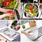 Stainless Steel Colander Oval Shape Big Size