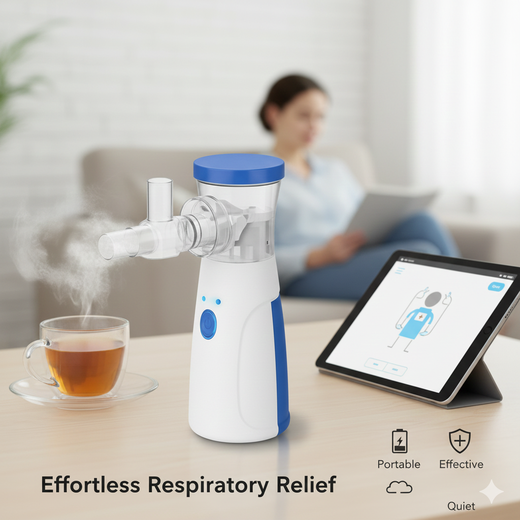 Portable Ultrasonic Rechargeable Mesh Nebulizer Machine