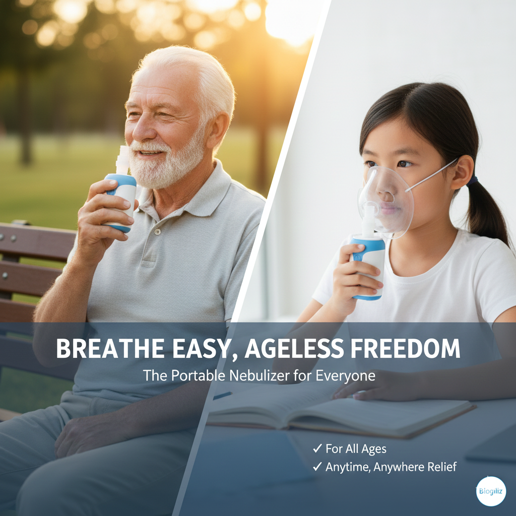 Portable Ultrasonic Rechargeable Mesh Nebulizer Machine